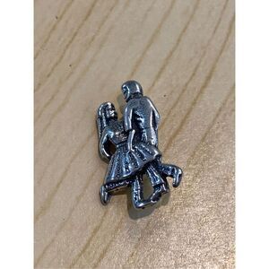 Square Dancing Couple Sterling Silver Jewelry Charm #western #dance